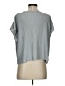 OAK + FORT Blue Gray Short Sleeve Blouse Size XS - photo 2
