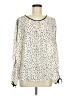 Maurices 100% Polyester Polka Dots Ivory Long Sleeve Blouse Size M - photo 1