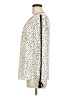 Maurices 100% Polyester Polka Dots Ivory Long Sleeve Blouse Size M - photo 5