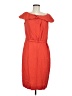 Escada 100% Silk Orange Cocktail Dress Size EU 40 / US 10 - photo 1