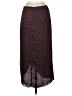 Joie 100% Polyester Animal Print Burgundy Formal Skirt Size 2 - photo 2