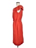 Escada 100% Silk Orange Cocktail Dress Size EU 40 / US 10 - photo 5