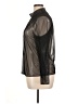 DKNY Metallic Silver Long Sleeve Blouse Size XL - photo 5