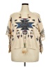 Honey 100% Polyester Tan Short Sleeve Blouse Size 3X (estimated) - photo 1