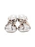 Donald J Pliner Animal Print Ivory Tan Heels Size 8 - photo 2