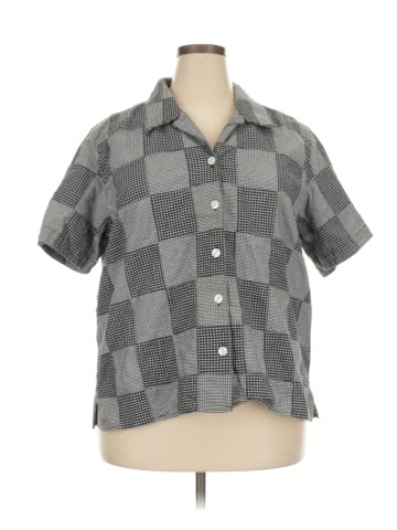 Elisabeth by Liz Claiborne Short Sleeve Button-Down Shirt (view 1)