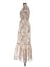 Solitaire 100% Polyester Floral Ivory Casual Dress Size S - photo 5