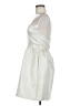 Aqua Metallic Silver Cocktail Dress Size 8 - photo 5