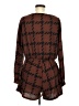 Perfect Peach Houndstooth Brown Romper Size M - photo 2