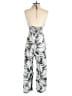 1.State Tropical Black Gray Jumpsuit Size 0 - photo 2