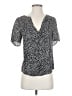 Joie 100% Silk Polka Dots Black Short Sleeve Silk Top Size XS - photo 1