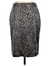 Ann Taylor Animal Print Gray Casual Skirt Size 2 - photo 1