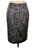Ann Taylor Animal Print Gray Casual Skirt Size 2 - photo 2