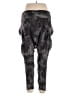 American Retro 100% Silk Animal Print Gray Active Pants Size EU 42 / US 12 - photo 2