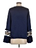 Suno 100% Silk Blue Long Sleeve Blouse Size 2 - photo 2