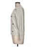 J.Crew Factory Store 100% Cotton Hearts Gray Pullover Sweater Size M - photo 5