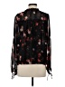 Wilfred 100% Polyester Floral Black Long Sleeve Blouse Size S - photo 2