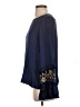 Suno 100% Silk Blue Long Sleeve Blouse Size 2 - photo 5