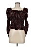 Topshop 100% Polyester Black 3/4 Sleeve Blouse Size 6 - photo 1