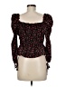 Topshop 100% Polyester Black 3/4 Sleeve Blouse Size 6 - photo 2