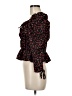 Topshop 100% Polyester Black 3/4 Sleeve Blouse Size 6 - photo 5