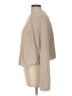 All:Row 100% Cotton Solid Tan Turtleneck Sweater Size L - photo 5