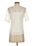 Bibi 100% Rayon Ivory Short Sleeve Blouse Size S - photo 2