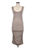 LA Made Gray Tan Casual Dress Size M - photo 1