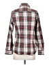 L.L.Bean 100% Cotton Plaid Red Green Long Sleeve Button-Down Shirt Size XS - photo 2