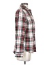 L.L.Bean 100% Cotton Plaid Red Green Long Sleeve Button-Down Shirt Size XS - photo 4