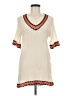 Unbranded 100% Polyester Ivory Casual Dress Size M - photo 1