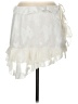 PrettyLittleThing 100% Polyester Ivory White Casual Skirt Size 6 - photo 1
