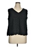 ModCloth 100% Cotton Black Sleeveless Blouse Size 1X - photo 1
