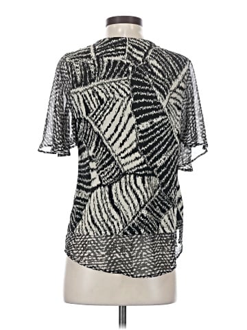 JM Collection Short Sleeve Blouse (view 2)