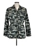 Kensie 100% Cotton Camo Green Jacket Size M - photo 1
