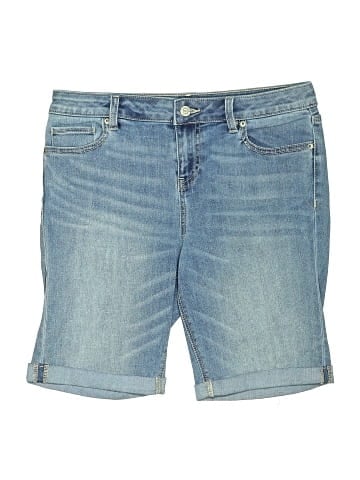 Soho JEANS NEW YORK & COMPANY Denim Shorts (view 1)