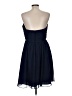 Alfred Angelo 100% Polyester Solid Blue Cocktail Dress Size M (estimated) - photo 2