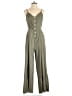 Illa Illa Solid Green Jumpsuit Size S - photo 1