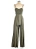 Illa Illa Solid Green Jumpsuit Size S - photo 2