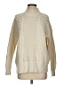 Gap Solid Ivory Turtleneck Sweater Size XS - photo 1