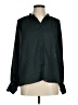 H&M Green Long Sleeve Blouse Size 8 - photo 1