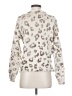 Mother 100% Cotton Animal Print Silver Pullover Sweater Size S - photo 2