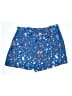 Equipment 100% Polyester Stars Blue Shorts Size 12 - photo 1