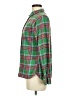 Woolrich 100% Cotton Plaid Green Long Sleeve Button-Down Shirt Size M - photo 5