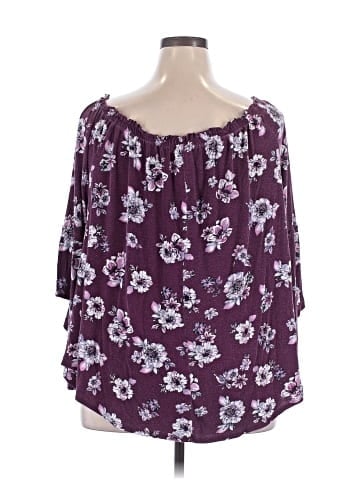 Time and Tru 3/4 Sleeve Blouse (view 2)