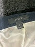 J.Crew 100% Silk Print Red Silk Skirt Size 2 - photo 4