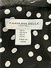 Carolina Belle 100% Polyester Polka Dots Black Long Sleeve Blouse Size M - photo 7