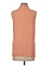 Vince Camuto 100% Polyester Orange Sleeveless Blouse Size XS - photo 2