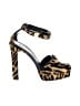 Burberry Animal Print Brown Tan Heels Size EU 38 - photo 1