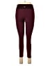 VOGO Athletica Color Block Burgundy Active Pants Size M - photo 2